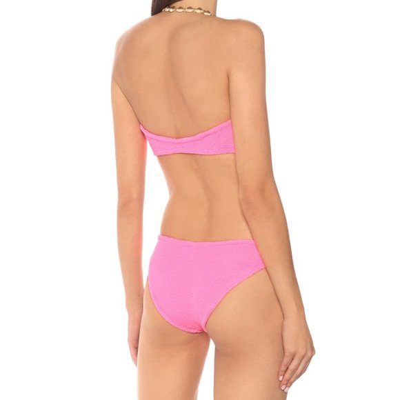 Hunza G Ariel Bikini Set Bubblegum Pink One Size - Picture 2 of 7